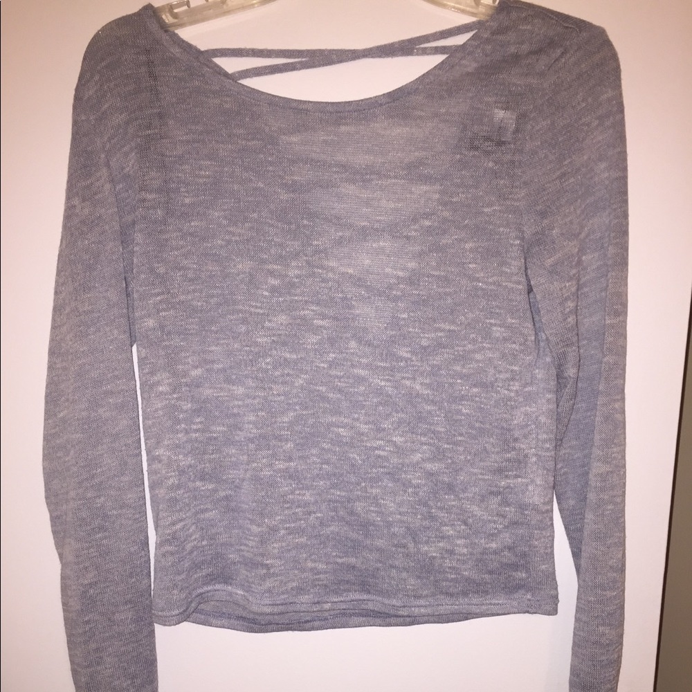 Long sleeve crop